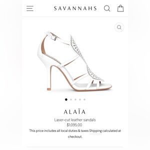 ALAIA Sandals White 36